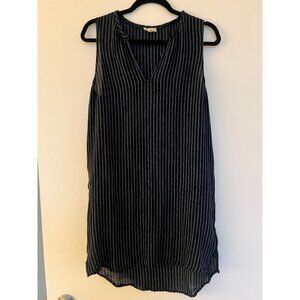 Soft Joie Navy White Striped Shift Dress / Beach Cover-Up